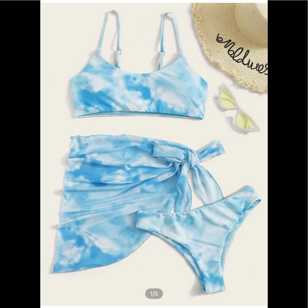 Tie Dye Bikini with wrap